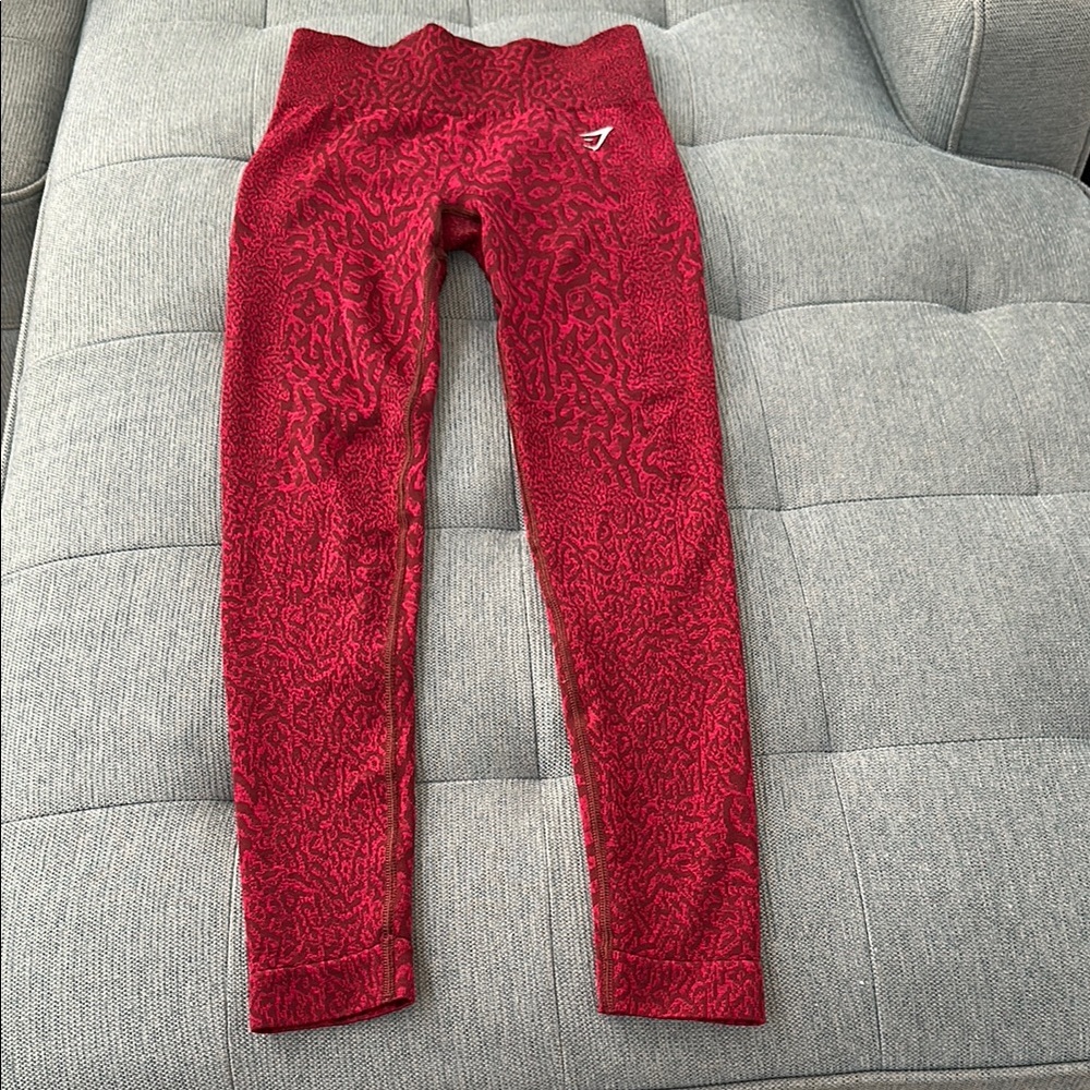 Gymshark Red Seamless Leggings